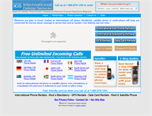 Tablet Screenshot of internationalcellular.com